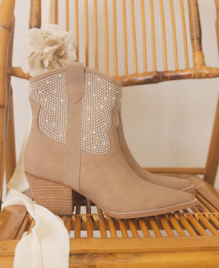 OASIS SOCIETY Cannes - Pearl Studded Western Boots - 1985 the VAULT Boutique