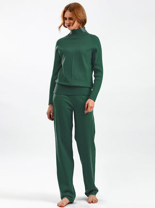 Basic Bae Turtleneck Raglan Sleeve Top and Pants Sweater Set - 1985 the VAULT Boutique