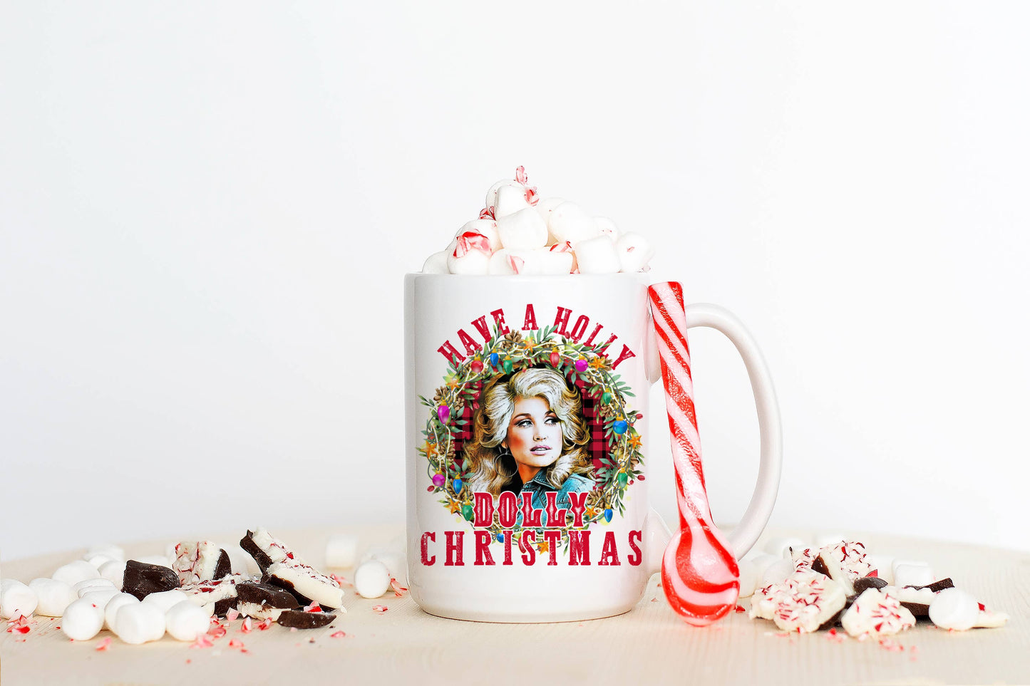 Have a Holly Dolly Christmas Mug