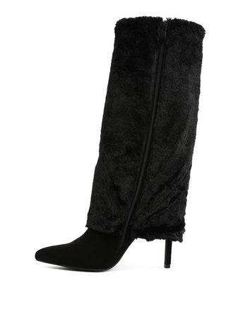 Everglade Fold-Over Calf-High Boots - 1985 the VAULT Boutique