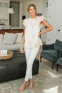 City Escape Top in Pearl - Happily Ever Atchison Shop Co.