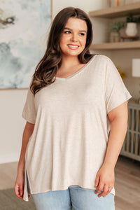 Clear Things Up V-Neck Top - Happily Ever Atchison Shop Co.