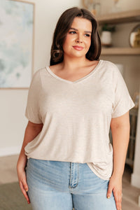 Clear Things Up V-Neck Top - Happily Ever Atchison Shop Co.