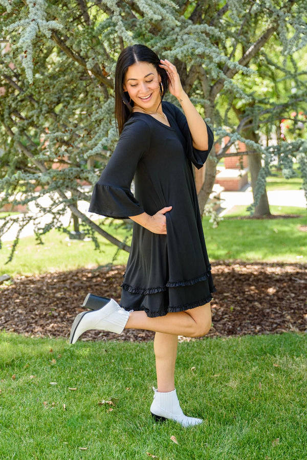 Coast Dress in Black - Happily Ever Atchison Shop Co.