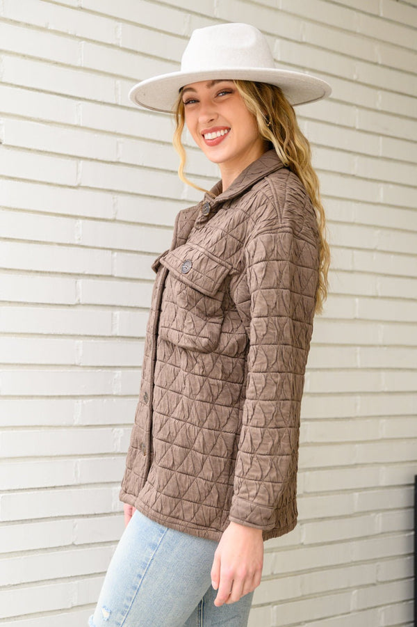 Coming Back Home Jacket in Mocha - Happily Ever Atchison Shop Co.