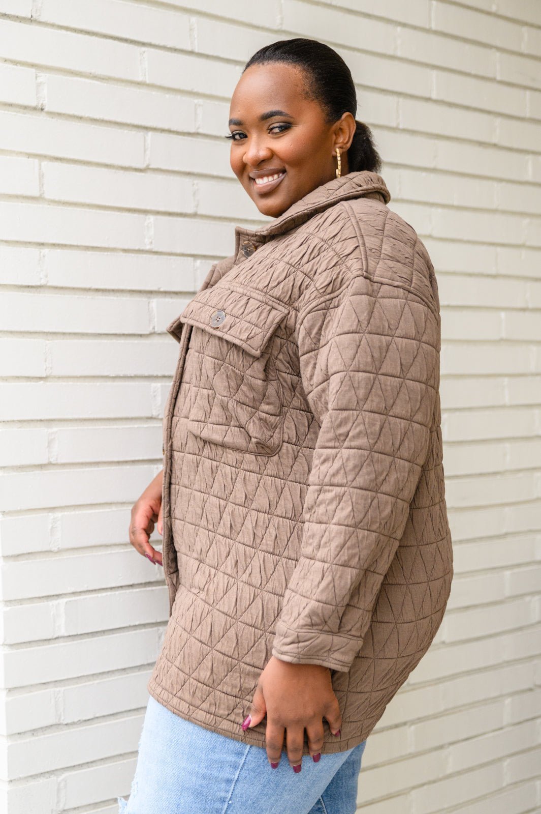 Coming Back Home Jacket in Mocha - Happily Ever Atchison Shop Co.