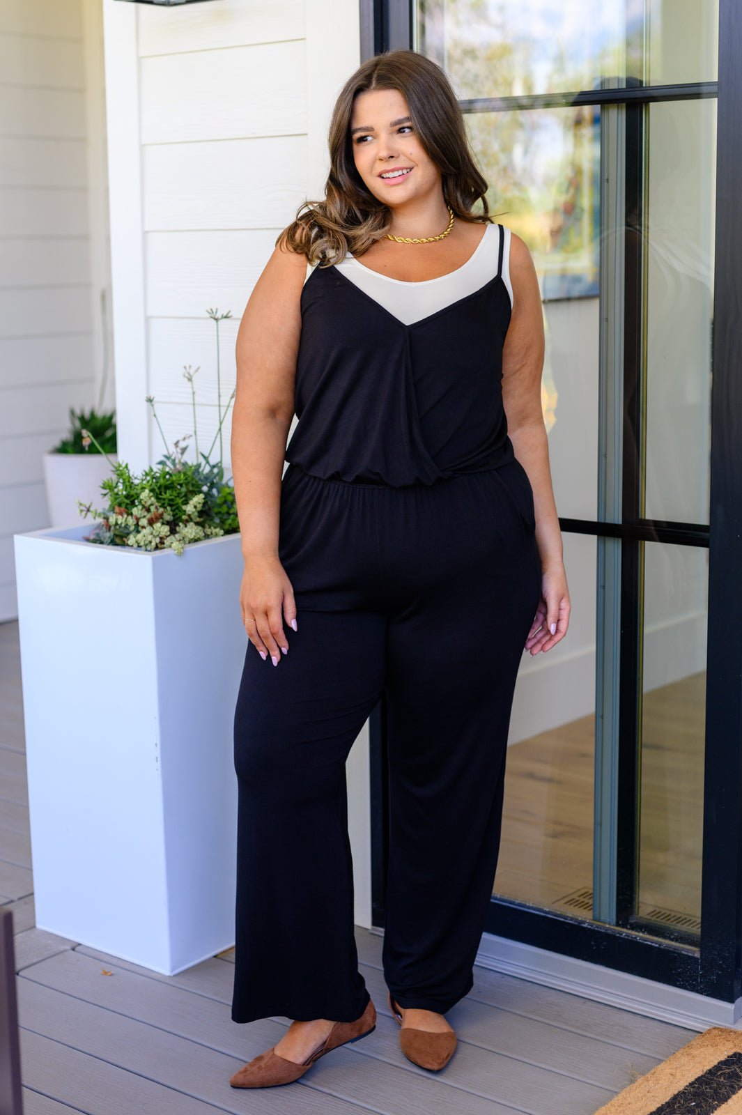 Completely Justified Jumpsuit in Black - Happily Ever Atchison Shop Co.