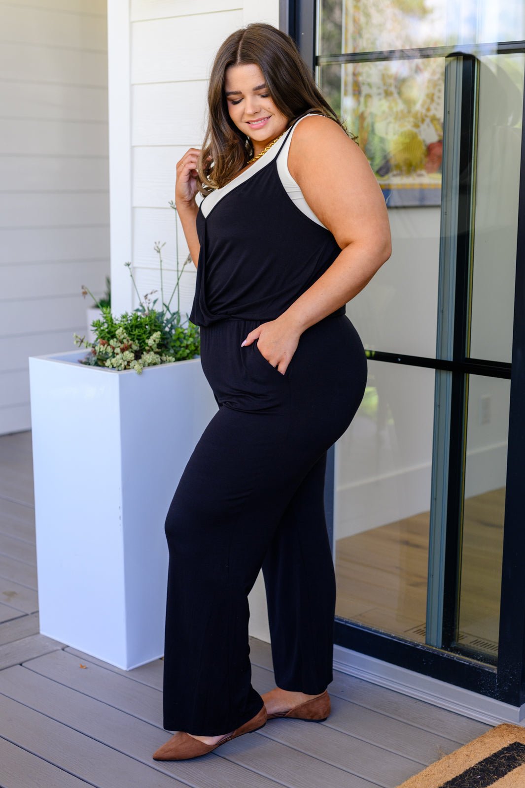 Completely Justified Jumpsuit in Black - Happily Ever Atchison Shop Co.