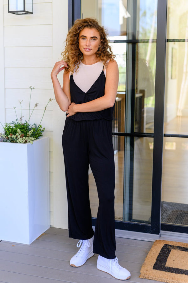 Completely Justified Jumpsuit in Black - Happily Ever Atchison Shop Co.