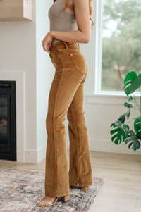 Cordelia Bootcut Corduroy Pants in Camel - Happily Ever Atchison Shop Co.