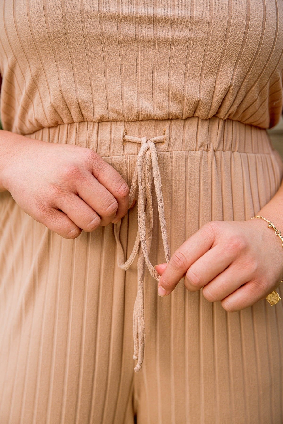 Cruiser Jumpsuit in Tan - Happily Ever Atchison Shop Co.