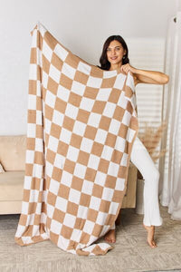 Cuddley Checkered Decorative Throw Blanket - Happily Ever Atchison Shop Co.