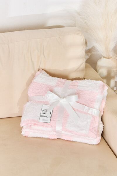 Cuddley Checkered Decorative Throw Blanket - Happily Ever Atchison Shop Co.