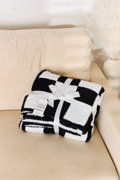 Cuddley Checkered Decorative Throw Blanket - Happily Ever Atchison Shop Co.