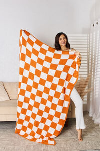 Cuddley Checkered Decorative Throw Blanket - Happily Ever Atchison Shop Co.