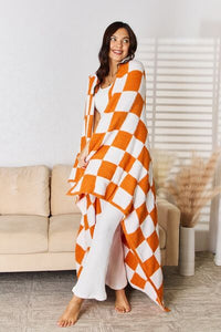 Cuddley Checkered Decorative Throw Blanket - Happily Ever Atchison Shop Co.