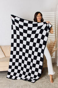 Cuddley Checkered Decorative Throw Blanket - Happily Ever Atchison Shop Co.