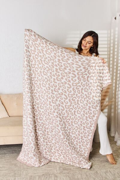 Cuddley Leopard Decorative Throw Blanket - Happily Ever Atchison Shop Co.