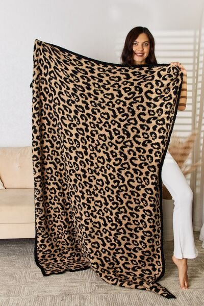 Cuddley Leopard Decorative Throw Blanket - Happily Ever Atchison Shop Co.