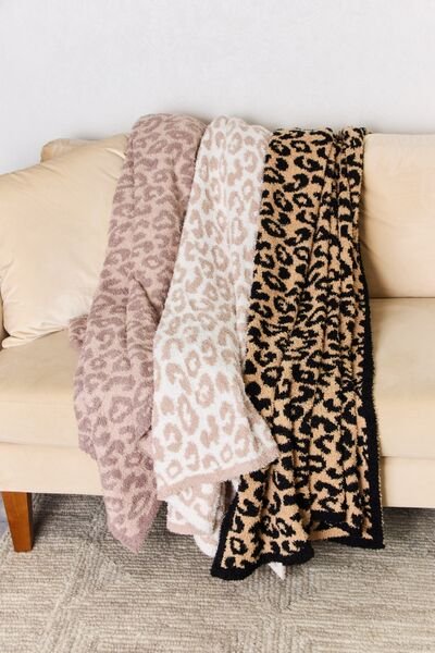 Cuddley Leopard Decorative Throw Blanket - Happily Ever Atchison Shop Co.