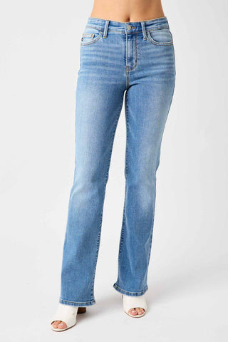 Judy Blue Full Size High Waist Straight Jeans - 1985 the VAULT Boutique