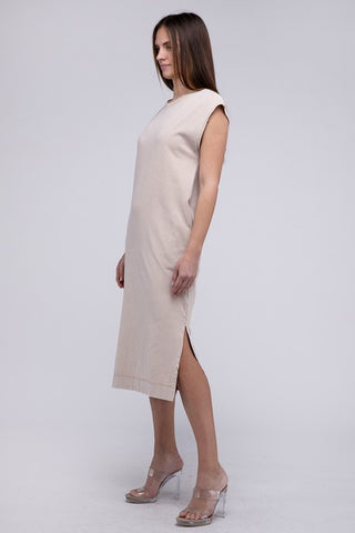 Casual Comfy Sleeveless Midi Dress - 1985 the VAULT Boutique