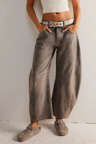 Wide Leg Jeans with Pockets - 1985 the VAULT Boutique