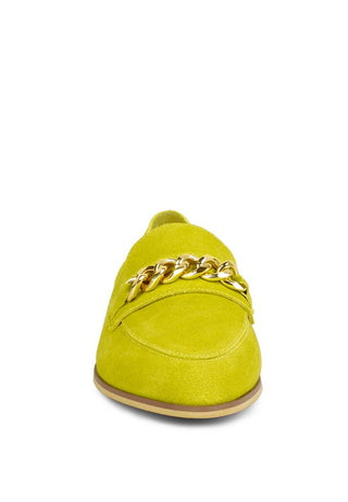 Ricka Chain Embellished Loafers - 1985 the VAULT Boutique