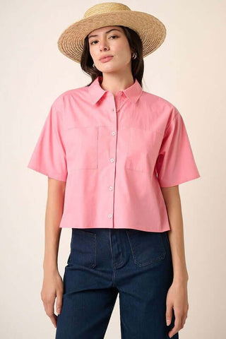 Mittoshop Button Down Short Sleeve Shirt - 1985 the VAULT Boutique