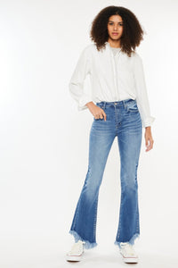 Kancan High Rise Frayed Hem Jeans - 1985 the VAULT Boutique