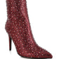 Lobelia Rhinestones Embellished Stiletto Boots - 1985 the VAULT Boutique