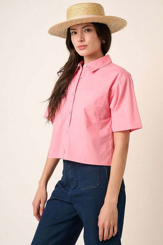 Mittoshop Button Down Short Sleeve Shirt - 1985 the VAULT Boutique