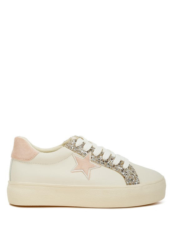 Bomber Metallic Star Glitter Sneakers - 1985 the VAULT Boutique