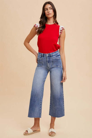 Annie Wear High Rise Wide Leg Jeans - 1985 the VAULT Boutique