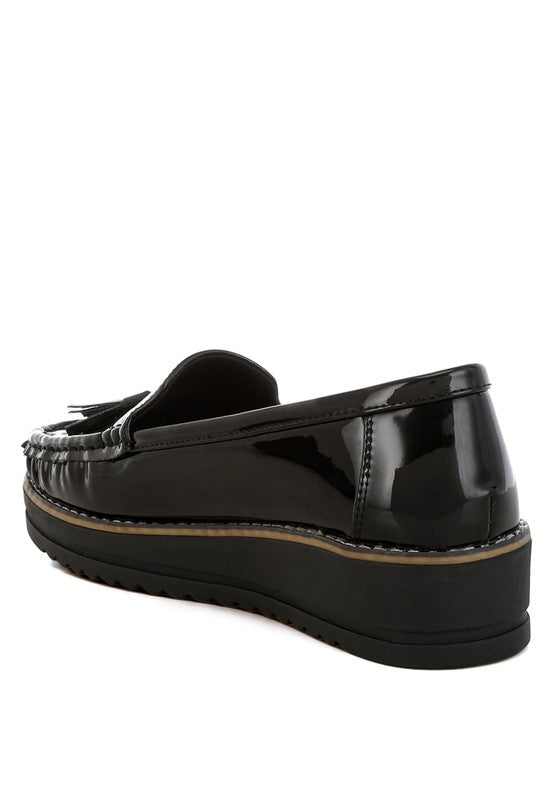 Strelka Tassel Detail Flatform Loafers - 1985 the VAULT Boutique