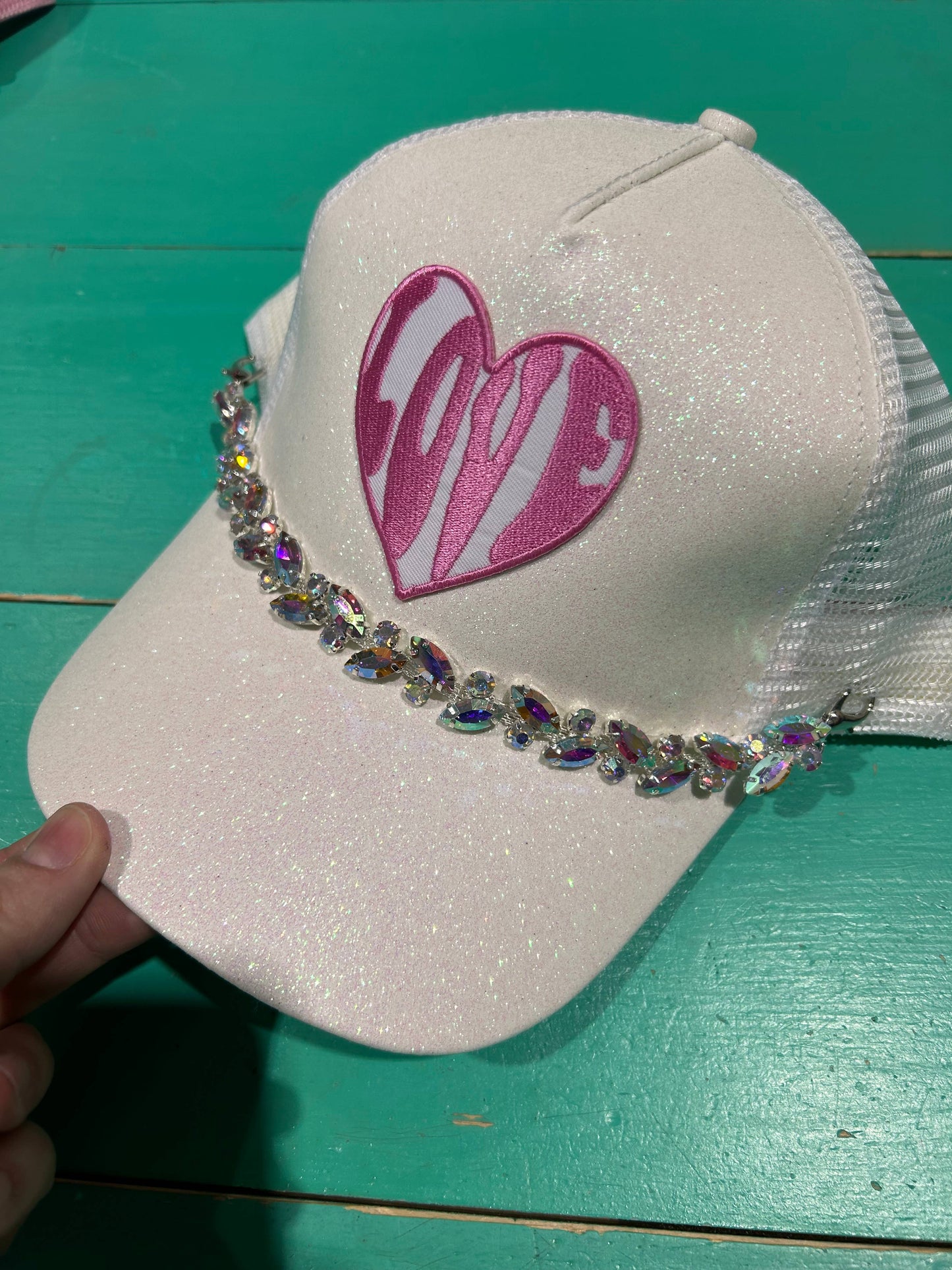 Jumbo AB Rhinestone Trucker Chain