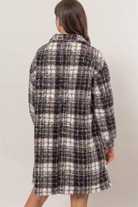 HYFVE Plaid Button Down Longline Shacket - 1985 the VAULT Boutique