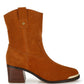 Emberly Suede Square Toe Ankle Boots - 1985 the VAULT Boutique