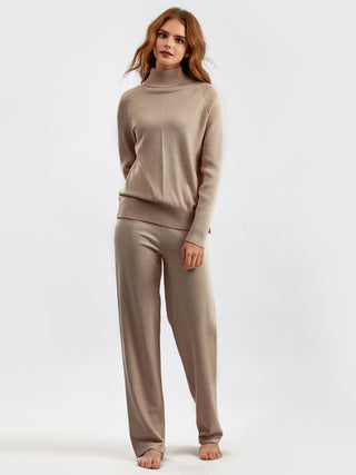 Basic Bae Turtleneck Raglan Sleeve Top and Pants Sweater Set - 1985 the VAULT Boutique