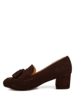 Aloha Tassels Detail Suede Loafers - 1985 the VAULT Boutique