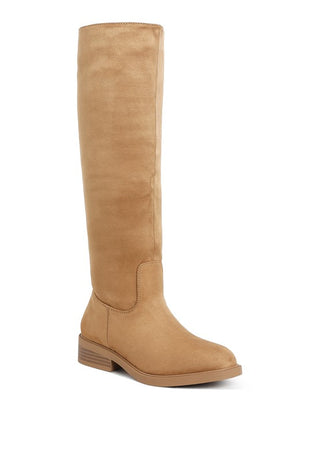 Chiru Round Toe Microfiber Calf Boots - 1985 the VAULT Boutique