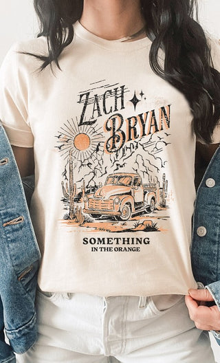 Zach Bryan Something Orange Western Graphic Tee - 1985 the VAULT Boutique