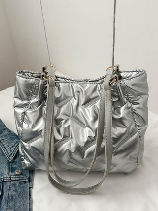 Textured Polyester Shoulder Bag - 1985 the VAULT Boutique