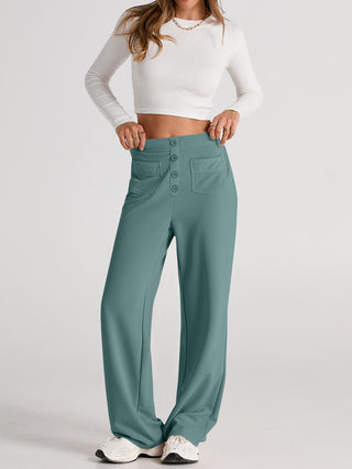 High Waist Wide Leg Pants - 1985 the VAULT Boutique