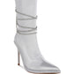Dacia Rhinestones Strap Satin Calf Boots - 1985 the VAULT Boutique