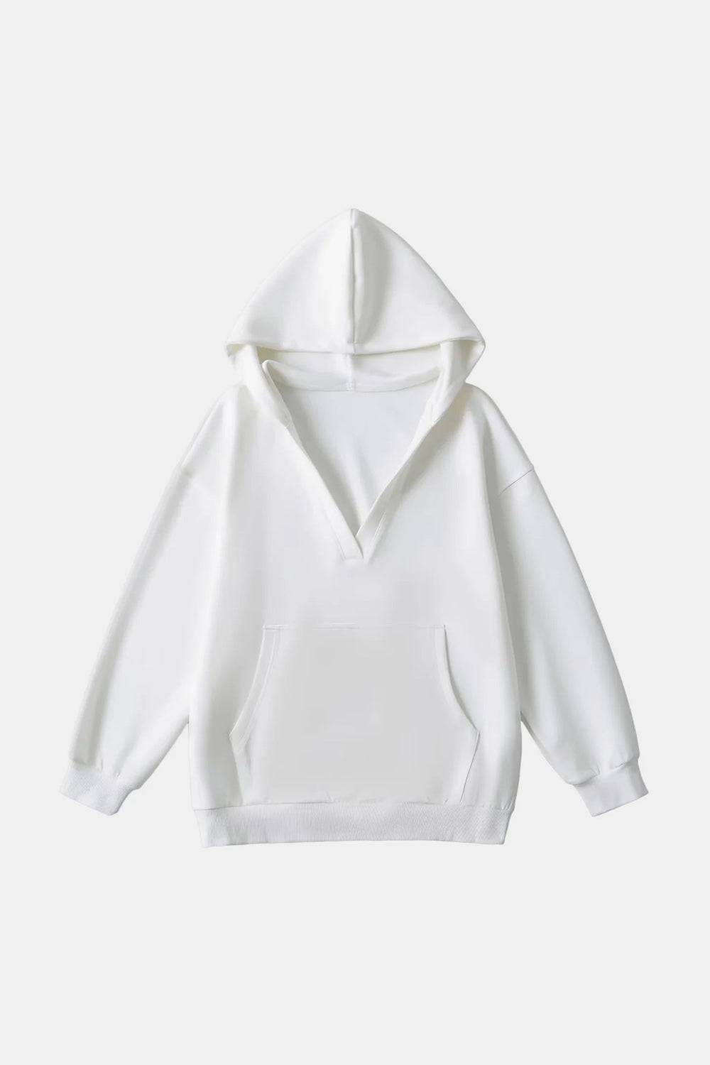 Basic Bae Kangaroo Pocket Long Sleeve Hoodie