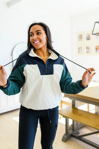 Dash Color Block 1/4 Zip Pullover - Happily Ever Atchison Shop Co.