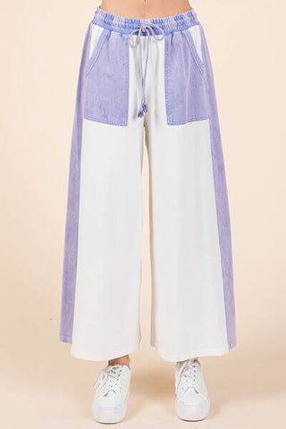 Mittoshop Color Block Wide Leg Pants - 1985 the VAULT Boutique