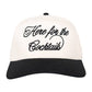 Here For the Cocktails Two-Toned Vintage Hat
