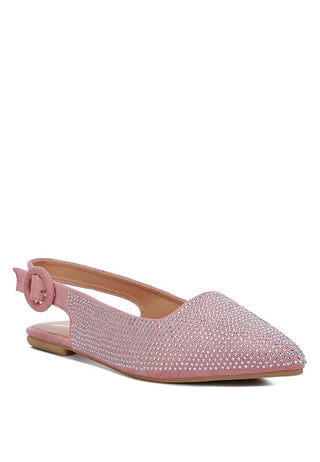 Jarisa Rhinestones Embellished Slingback Mules - 1985 the VAULT Boutique